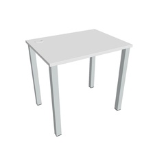 HOBIS kancelársky stôl rovný - UE 800, hĺbka 60 cm, biela