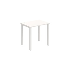 HOBIS kancelársky stôl rovný - UE 800, hĺbka 60 cm, biela - 2