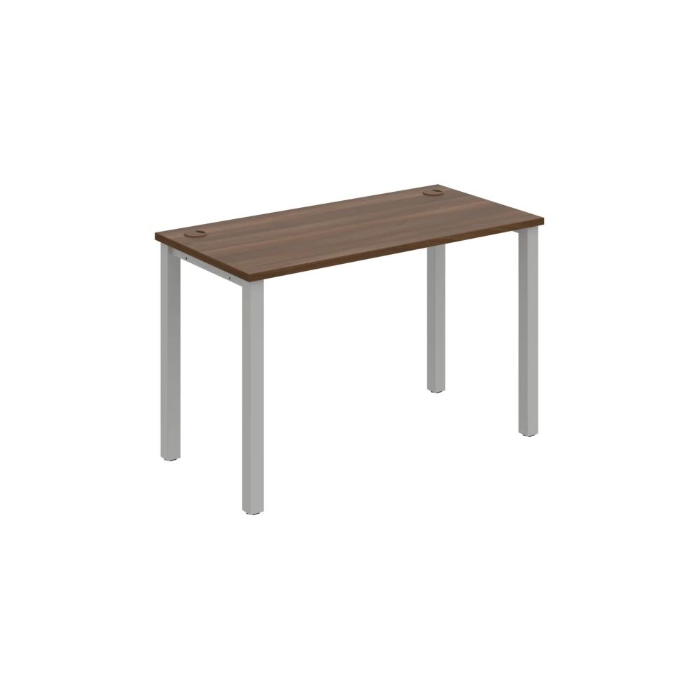 HOBIS kancelársky stôl rovný - UE 1200, hĺbka 60 cm, orech