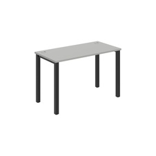 HOBIS kancelársky stôl rovný - UE 1200, hĺbka 60 cm, šeda - 1