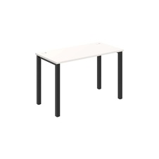 HOBIS kancelársky stôl rovný - UE 1200, hĺbka 60 cm, biela - 1