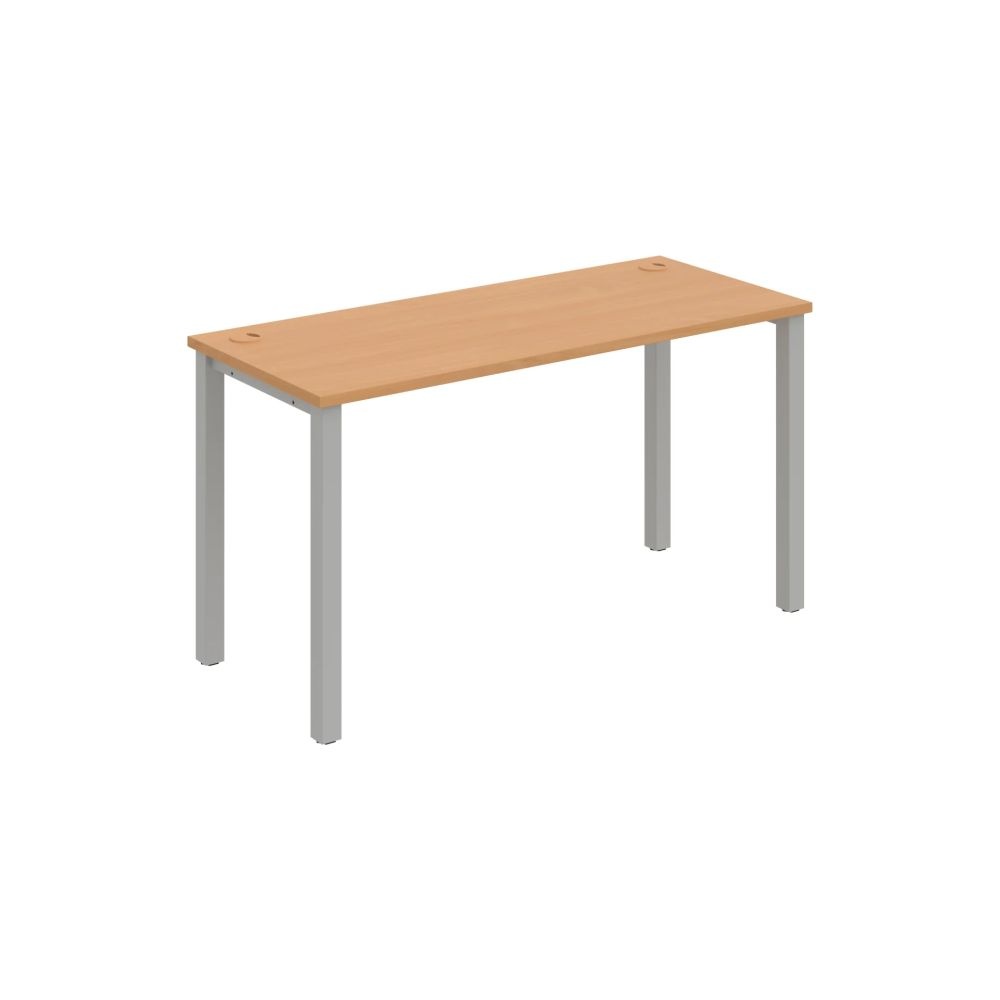 HOBIS kancelársky stôl rovný - UE 1400, hĺbka 60 cm, buk