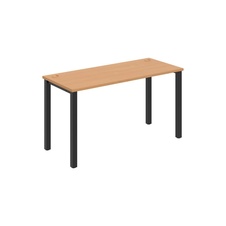 HOBIS kancelársky stôl rovný - UE 1400, hĺbka 60 cm, buk - 1