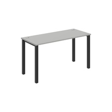 HOBIS kancelársky stôl rovný - UE 1400, hĺbka 60 cm, šeda - 1