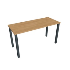 HOBIS kancelársky stôl rovný - UE 1400, hĺbka 60 cm, dub - 1