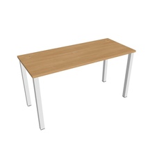 HOBIS kancelársky stôl rovný - UE 1400, hĺbka 60 cm, dub - 2