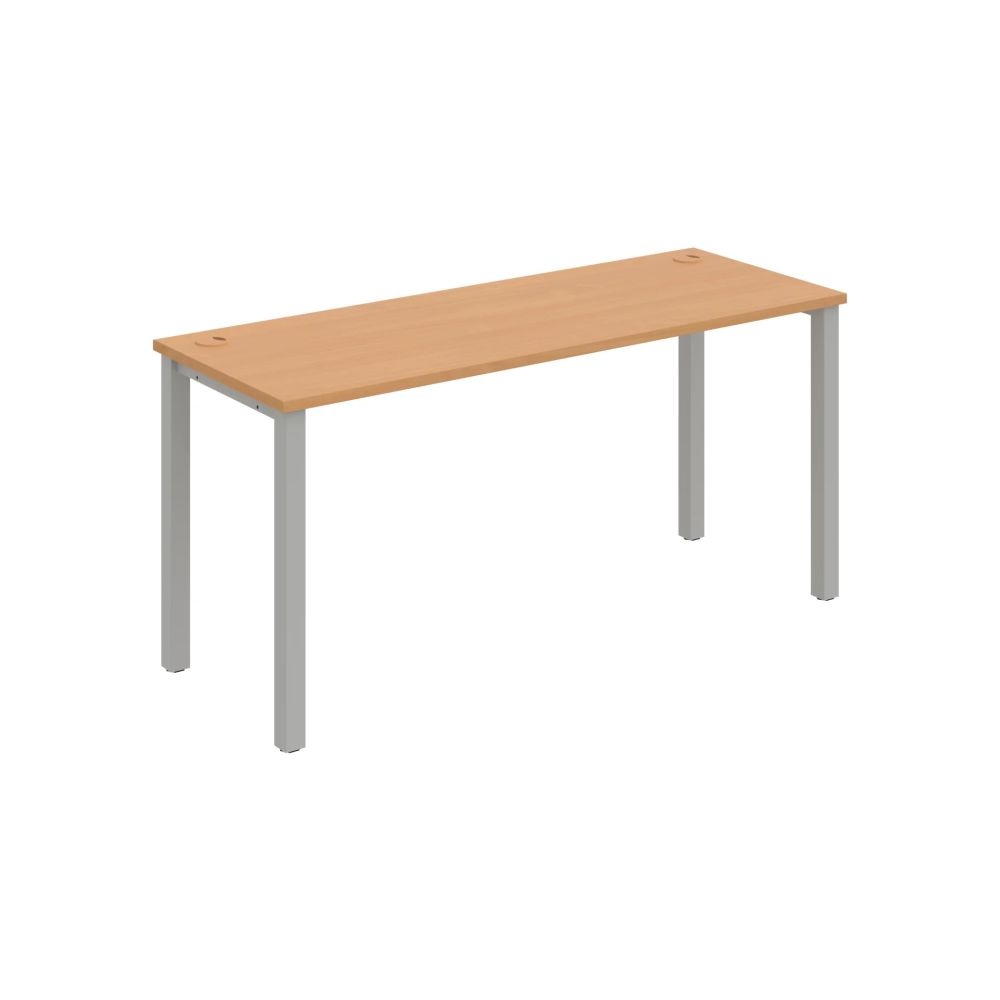 HOBIS kancelársky stôl rovný - UE 1600, hĺbka 60 cm, buk
