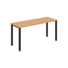 HOBIS kancelársky stôl rovný - UE 1600, hĺbka 60 cm, buk - 1