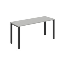 HOBIS kancelársky stôl rovný - UE 1600, hĺbka 60 cm, šeda - 1
