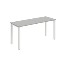 HOBIS kancelársky stôl rovný - UE 1600, hĺbka 60 cm, šeda - 2