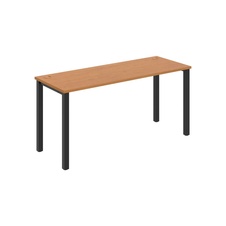 HOBIS kancelársky stôl rovný - UE 1600, hĺbka 60 cm, jelša - 1