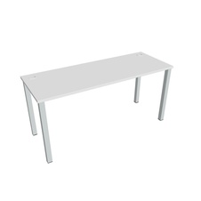 HOBIS kancelársky stôl rovný - UE 1600, hĺbka 60 cm, biela