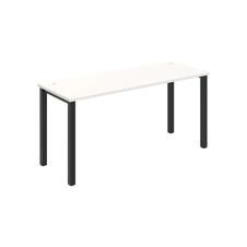 HOBIS kancelársky stôl rovný - UE 1600, hĺbka 60 cm, biela - 1