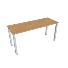 HOBIS kancelársky stôl rovný - UE 1600, hĺbka 60 cm, dub