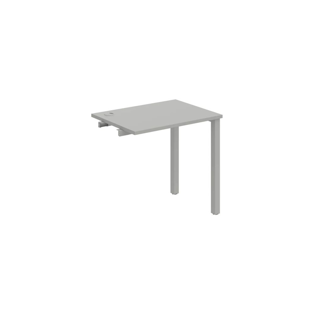 HOBIS prídavný stôl rovný - UE 800 R, hĺbka 60 cm, šeda