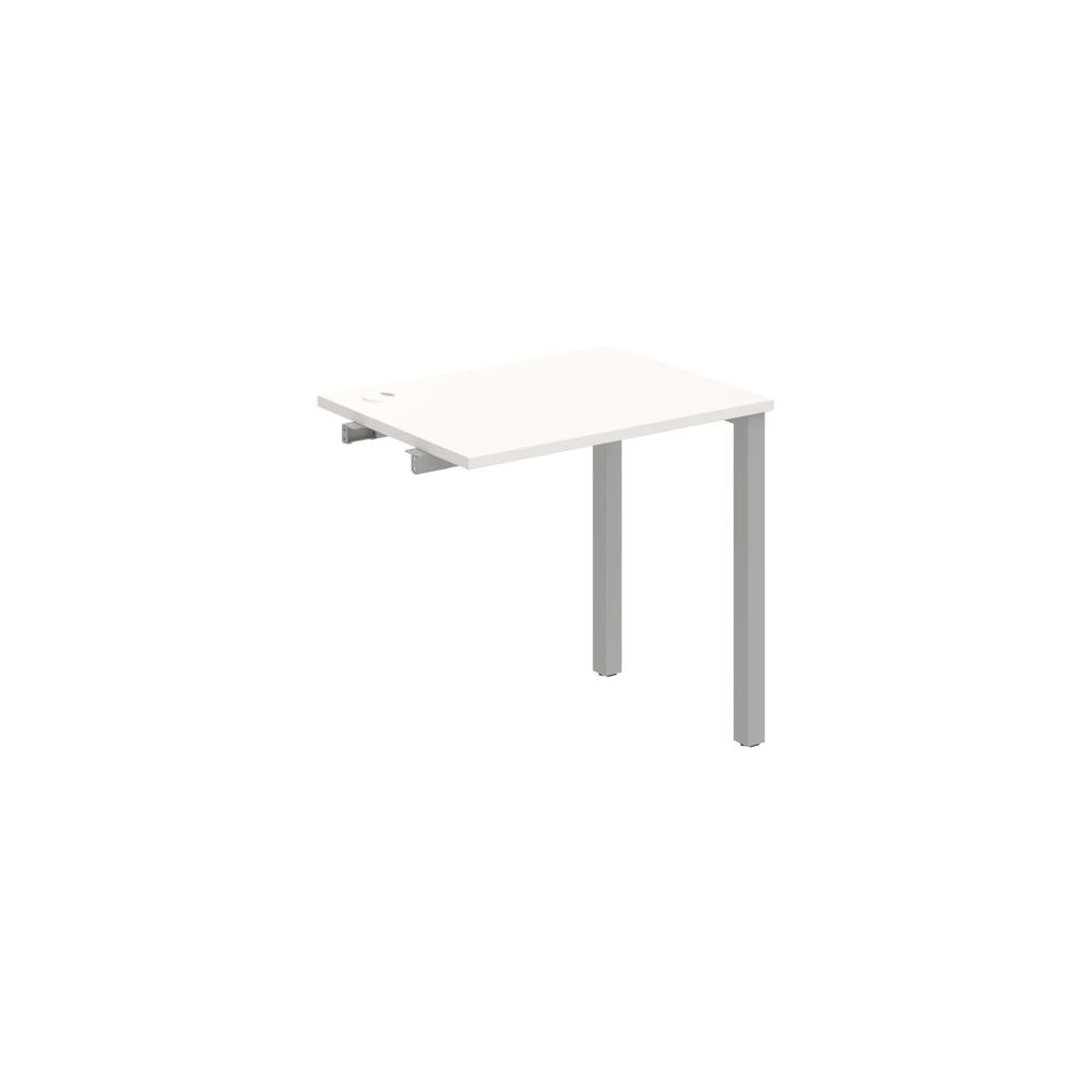 HOBIS prídavný stôl rovný - UE 800 R, hĺbka 60 cm, biela