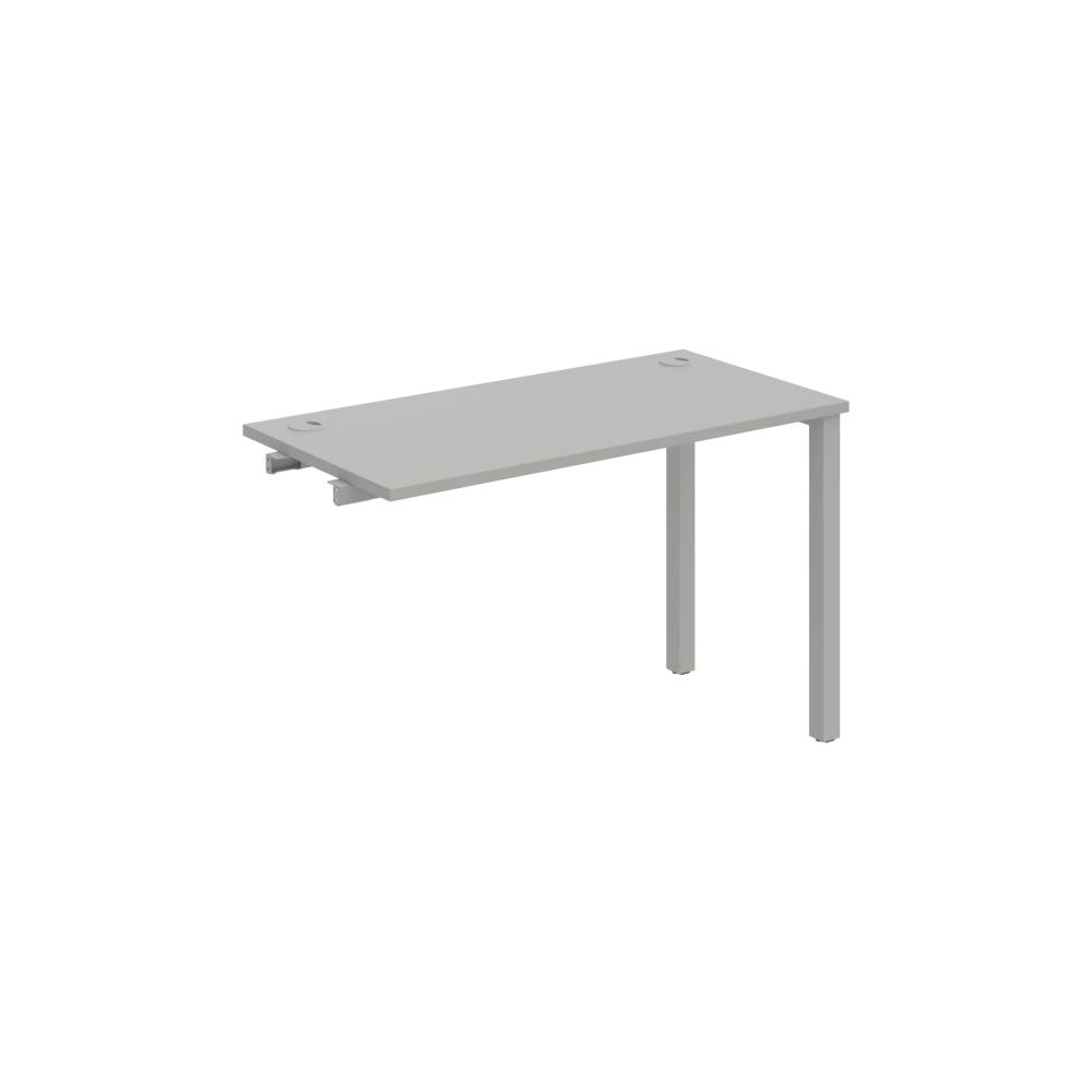 HOBIS prídavný stôl rovný - UE 1200 R, hĺbka 60 cm, šeda