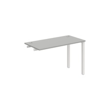 HOBIS prídavný stôl rovný - UE 1200 R, hĺbka 60 cm, šeda - 2
