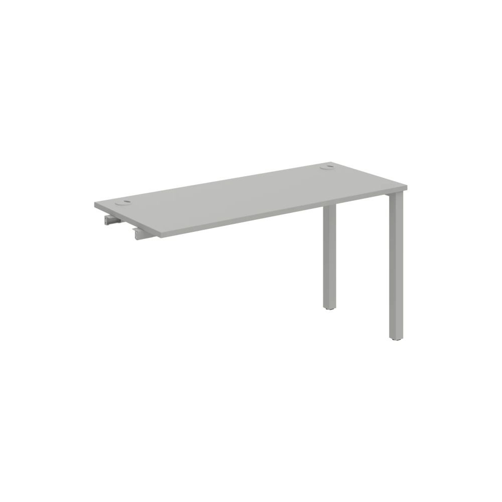 HOBIS prídavný stôl rovný - UE 1400 R, hĺbka 60 cm, šeda