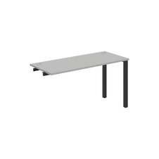 HOBIS prídavný stôl rovný - UE 1400 R, hĺbka 60 cm, šeda - 1