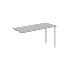 HOBIS prídavný stôl rovný - UE 1400 R, hĺbka 60 cm, šeda - 2