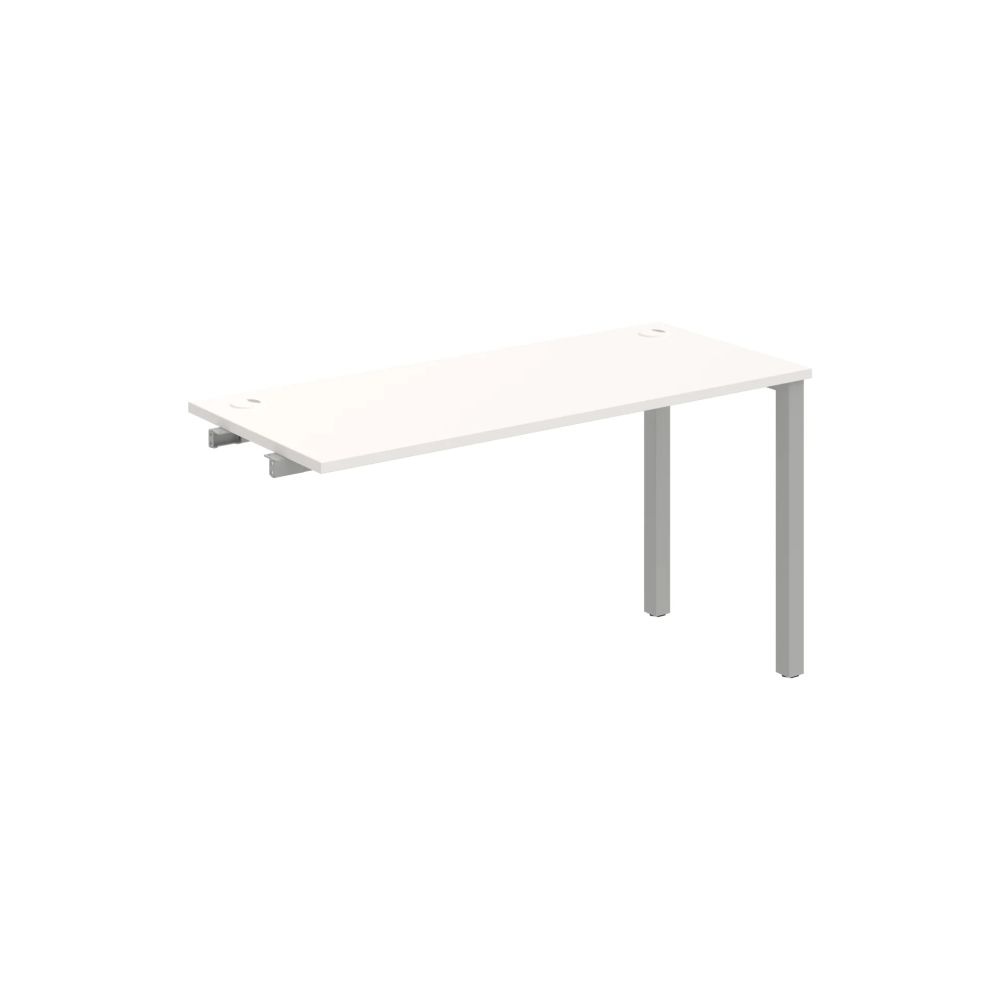HOBIS prídavný stôl rovný - UE 1400 R, hĺbka 60 cm, biela