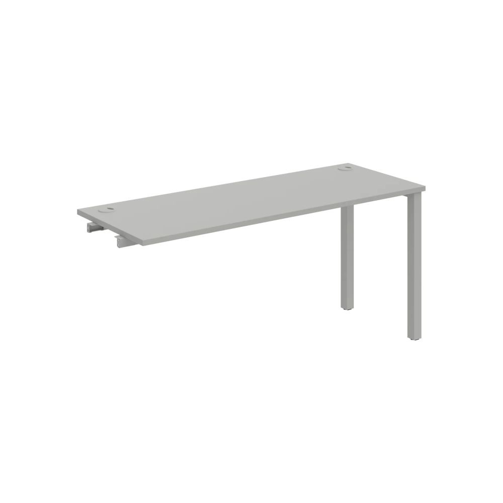 HOBIS prídavný stôl rovný - UE 1600 R, hĺbka 60 cm, šeda
