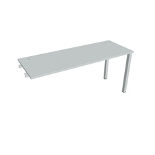 HOBIS prídavný stôl rovný - UE 1600 R, hĺbka 60 cm, šeda