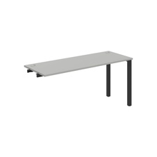 HOBIS prídavný stôl rovný - UE 1600 R, hĺbka 60 cm, šeda - 1