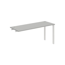 HOBIS prídavný stôl rovný - UE 1600 R, hĺbka 60 cm, šeda - 2