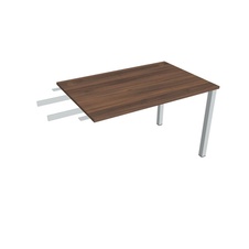 HOBIS prídavný stôl do uhla - US 1200 RU, hĺbka 80 cm, orech