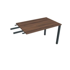 HOBIS prídavný stôl do uhla - US 1200 RU, hĺbka 80 cm, orech - 1