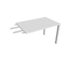 HOBIS prídavný stôl do uhla - US 1200 RU, hĺbka 80 cm, biela
