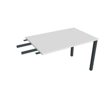 HOBIS prídavný stôl do uhla - US 1200 RU, hĺbka 80 cm, biela - 1