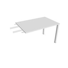 HOBIS prídavný stôl do uhla - US 1200 RU, hĺbka 80 cm, biela - 2