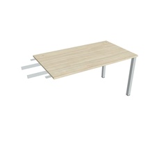HOBIS prídavný stôl do uhla - US 1400 RU, hĺbka 80 cm, agát