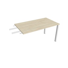 HOBIS prídavný stôl do uhla - US 1400 RU, hĺbka 80 cm, agát - 2