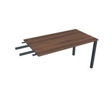 HOBIS prídavný stôl do uhla - US 1400 RU, hĺbka 80 cm, orech - 1