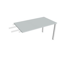 HOBIS prídavný stôl do uhla - US 1400 RU, hĺbka 80 cm, šeda - 2