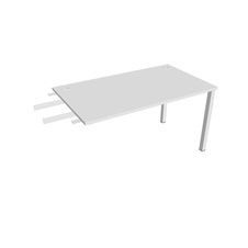 HOBIS prídavný stôl do uhla - US 1400 RU, hĺbka 80 cm, biela - 2