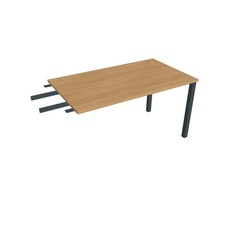HOBIS prídavný stôl do uhla - US 1400 RU, hĺbka 80 cm, dub - 1