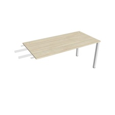 HOBIS prídavný stôl do uhla - US 1600 RU, hĺbka 80 cm, agát - 2