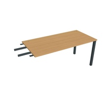 HOBIS prídavný stôl do uhla - US 1600 RU, hĺbka 80 cm, buk - 1