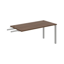 HOBIS prídavný stôl do uhla - US 1600 RU, hĺbka 80 cm, orech