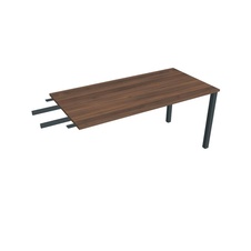 HOBIS prídavný stôl do uhla - US 1600 RU, hĺbka 80 cm, orech - 1