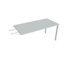 HOBIS prídavný stôl do uhla - US 1600 RU, hĺbka 80 cm, šeda - 2
