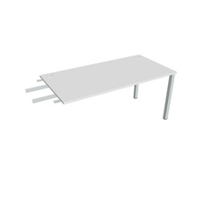 HOBIS prídavný stôl do uhla - US 1600 RU, hĺbka 80 cm, biela