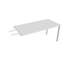 HOBIS prídavný stôl do uhla - US 1600 RU, hĺbka 80 cm, biela - 2