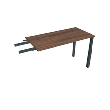 HOBIS prídavný stôl do uhla - UE 1200 RU, hĺbka 60 cm, orech - 1