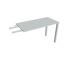 HOBIS prídavný stôl do uhla - UE 1200 RU, hĺbka 60 cm, šeda
